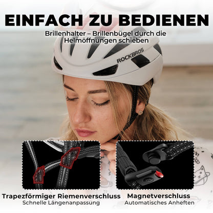 Integrierter Fahrradhelm Stoßfest Verstellbar - Fahrradhelme ROCKBROS - EU - NooMii