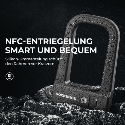 Intelligentes NFC Fahrradschloss Wasserdicht - Fahrradschloss ROCKBROS - EU - NooMii