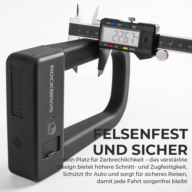 Intelligentes NFC Fahrradschloss Wasserdicht - Fahrradschloss ROCKBROS - EU - NooMii