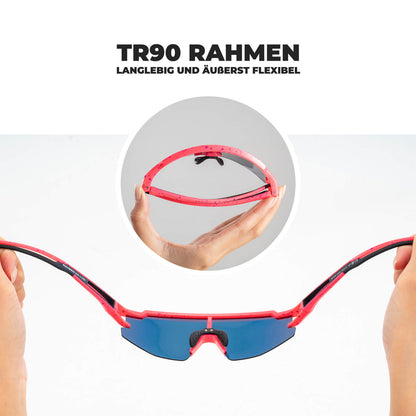 Kinder Fahrradbrille Polarisiert UV400 Schutz - Fahrradbrille ROCKBROS - EU - NooMii