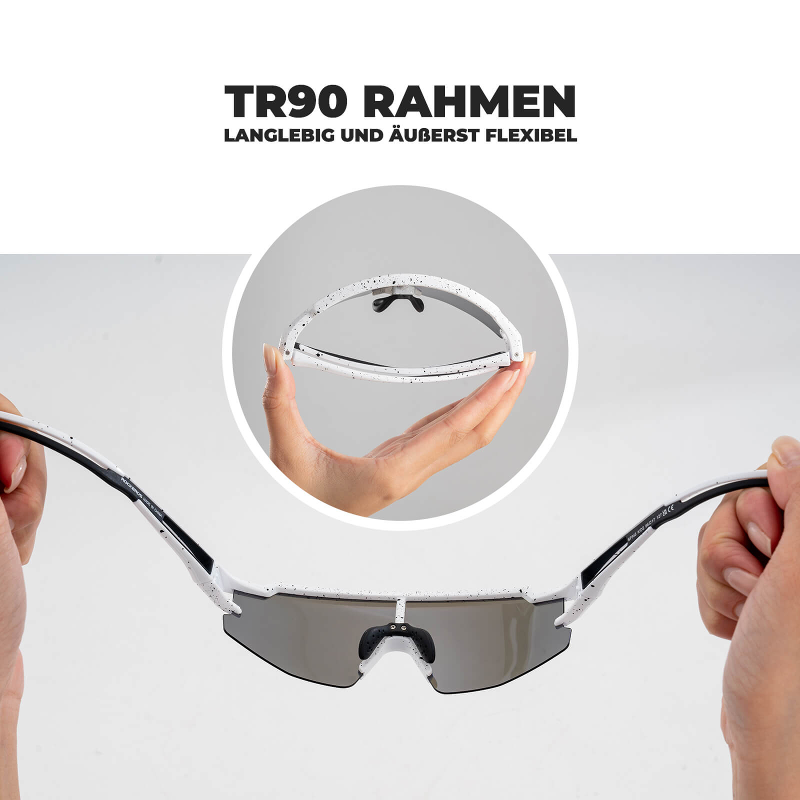 Kinder Fahrradbrille Polarisiert UV400 Schutz - Fahrradbrille ROCKBROS - EU - NooMii