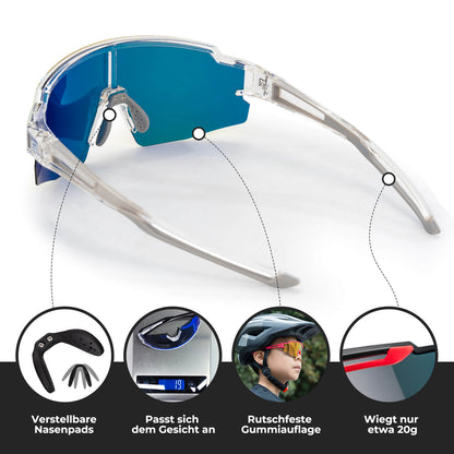 Kinder Fahrradbrille Polarisiert UV400 Schutz - Fahrradbrille ROCKBROS - EU - NooMii