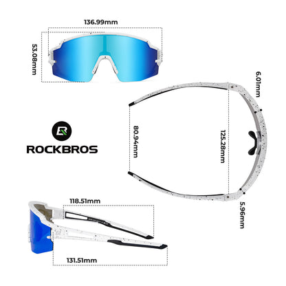 Kinder Fahrradbrille Polarisiert UV400 Schutz - Fahrradbrille ROCKBROS - EU - NooMii