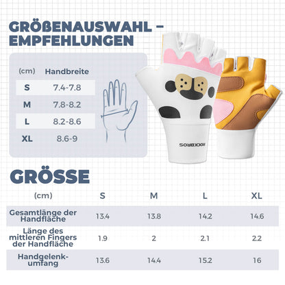 Kinder Halbfinger Fingerlose Fahrradhandschuhe - Fahrradhandschuhe ROCKBROS - EU - NooMii