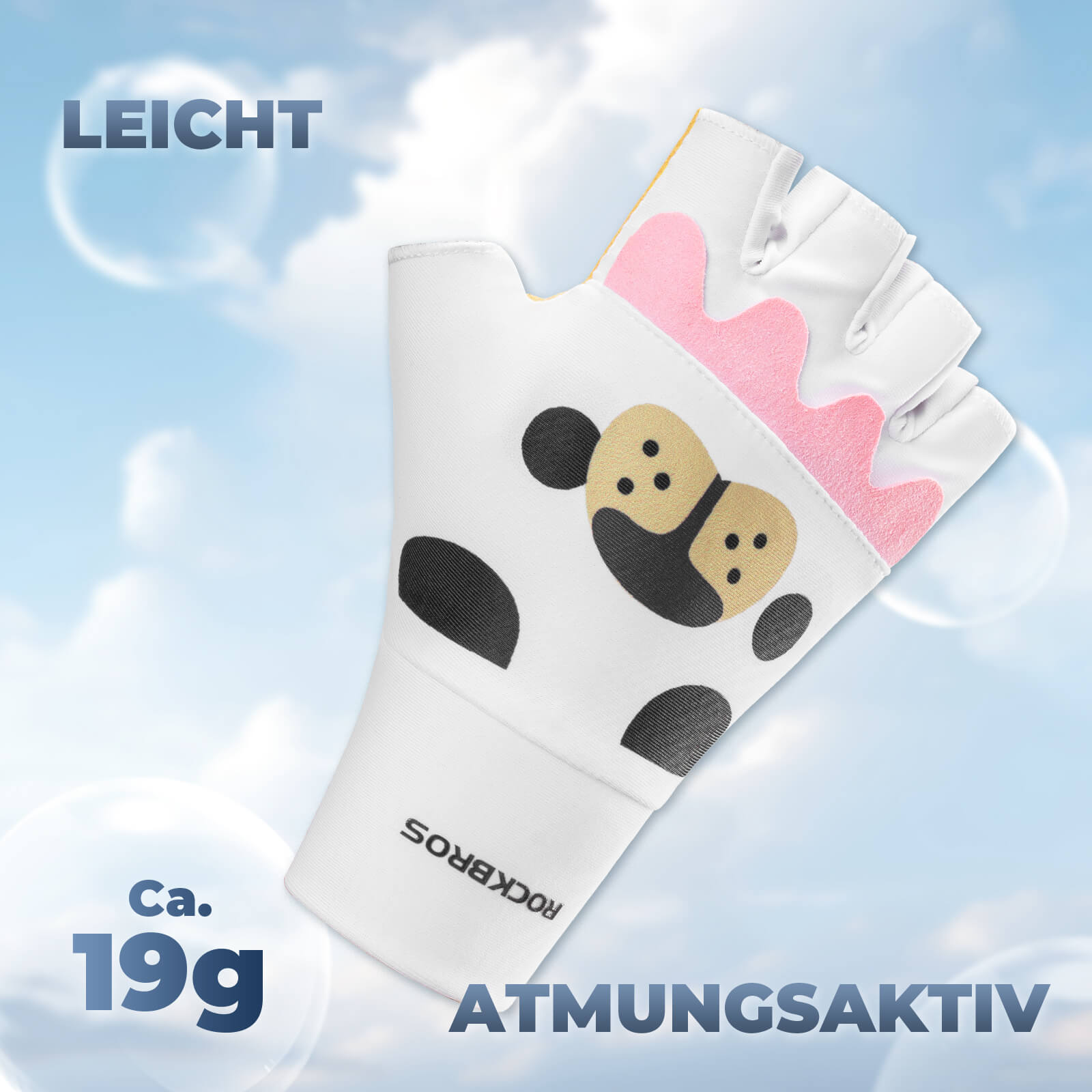 Kinder Halbfinger Fingerlose Fahrradhandschuhe - Fahrradhandschuhe ROCKBROS - EU - NooMii