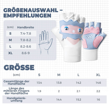 Kinder Halbfinger Fingerlose Fahrradhandschuhe - Fahrradhandschuhe ROCKBROS - EU - NooMii