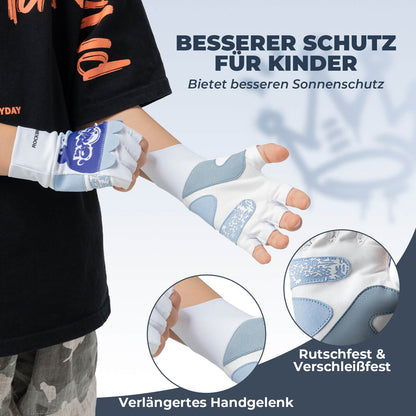 Kinder Halbfinger Fingerlose Fahrradhandschuhe - Fahrradhandschuhe ROCKBROS - EU - NooMii