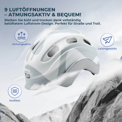 Kinderhelm Rücklicht - Kompatibel 54–58 cm 6–18 Jahre - Helme für Kinder ROCKBROS - EU - NooMii