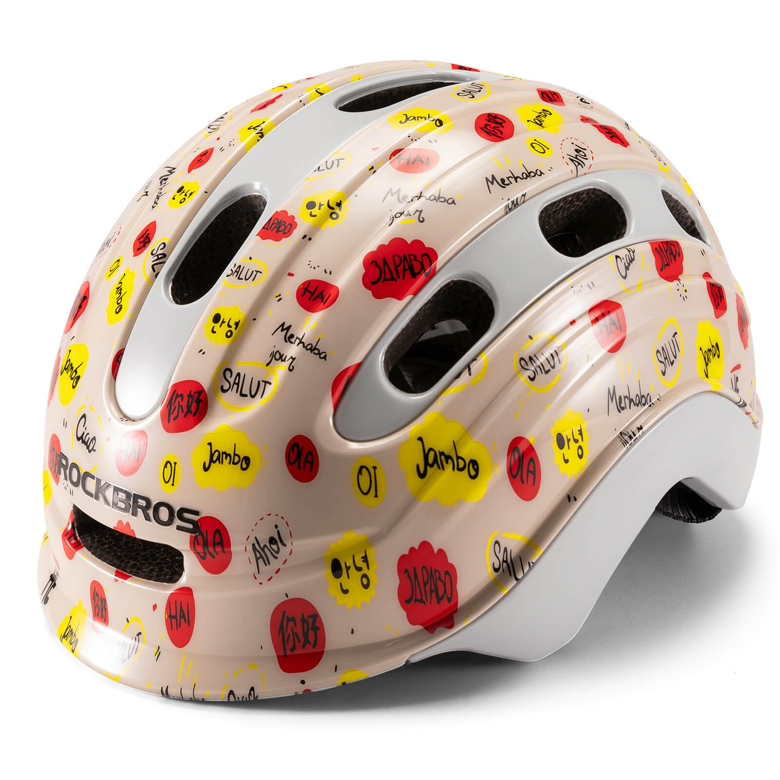Kinderhelm Rücklicht - Kompatibel 54–58 cm 6–18 Jahre - Helme für Kinder ROCKBROS - EU - NooMii