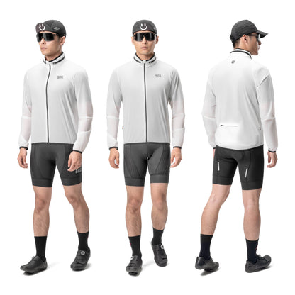 Leichte Fahrradjacke Nachleuchtend Faltbar Sommer Herren/Damen - Fahrradjacke ROCKBROS - EU - NooMii
