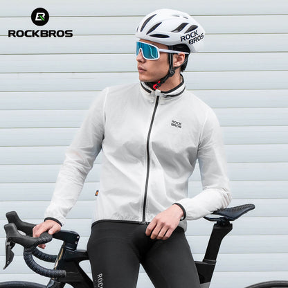 Leichte Fahrradjacke Nachleuchtend Faltbar Sommer Herren/Damen - Fahrradjacke ROCKBROS - EU - NooMii
