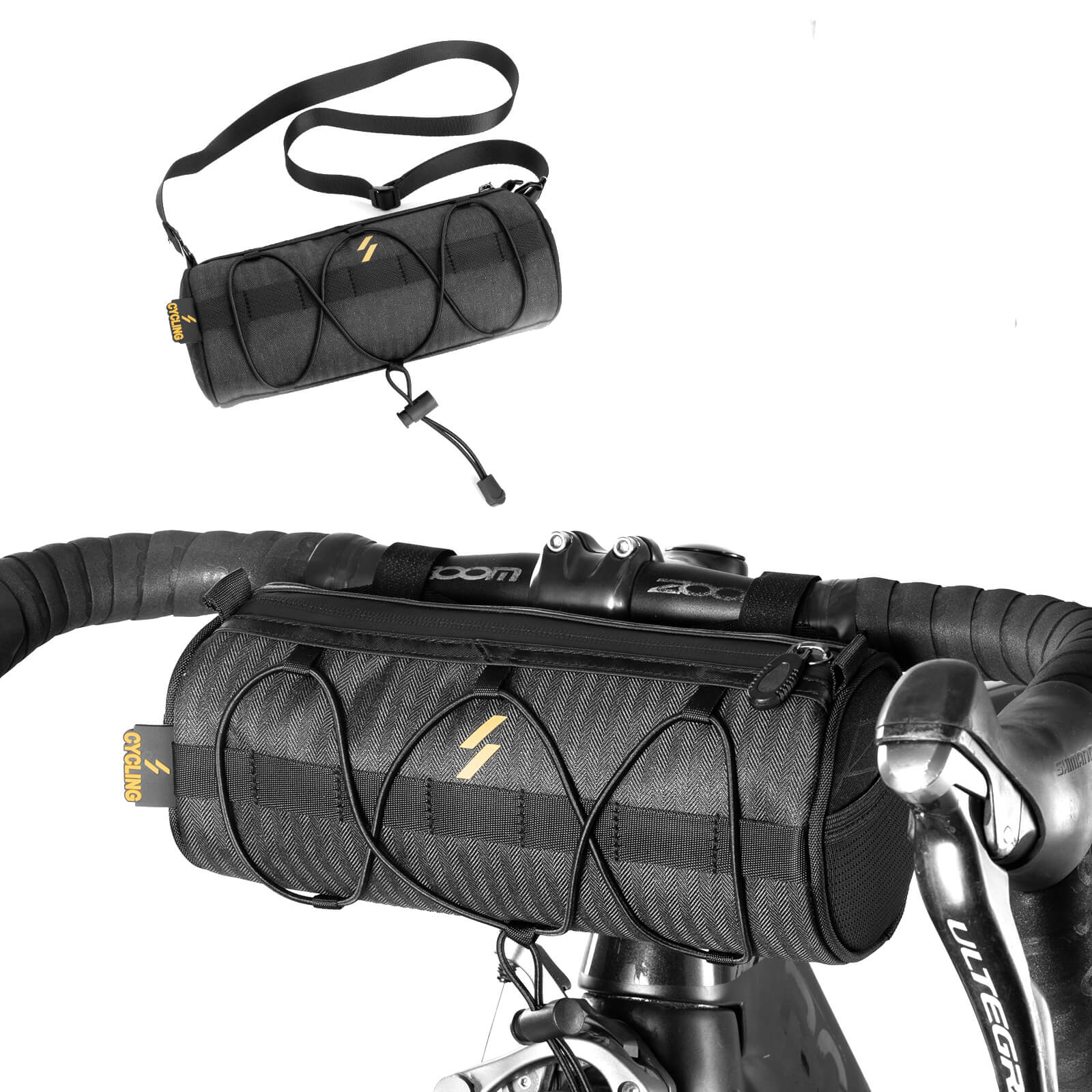 Lenkertasche 2,1L mit Schultergurt für MTB, Rennrad, Gravel & E - Bike - Fahrradtaschen ROCKBROS - EU - NooMii