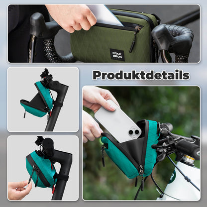 Lenkertasche Fahrradtasche mit Schultergurt 2,1L - Fahrradtaschen ROCKBROS - EU - NooMii