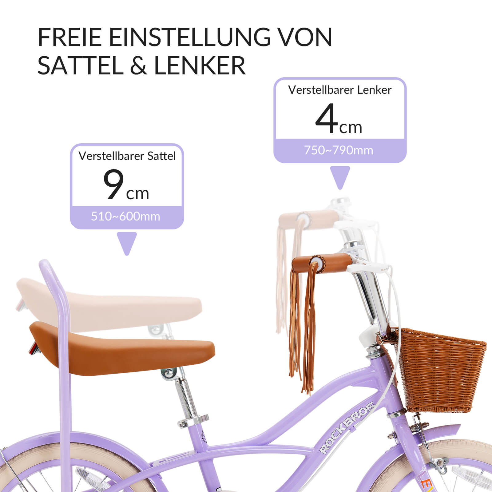 LEVO - 16'' Kinderfahrrad mit Stützrädern - Fahrräder ROCKBROS - EU - NooMii
