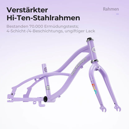 LEVO - 16'' Kinderfahrrad mit Stützrädern - Fahrräder ROCKBROS - EU - NooMii