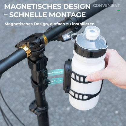 Magnetischer Flaschenhalter für Fahrrad – mit Riemenbefestigung - Fahrrad Flaschenhalter ROCKBROS - EU - NooMii