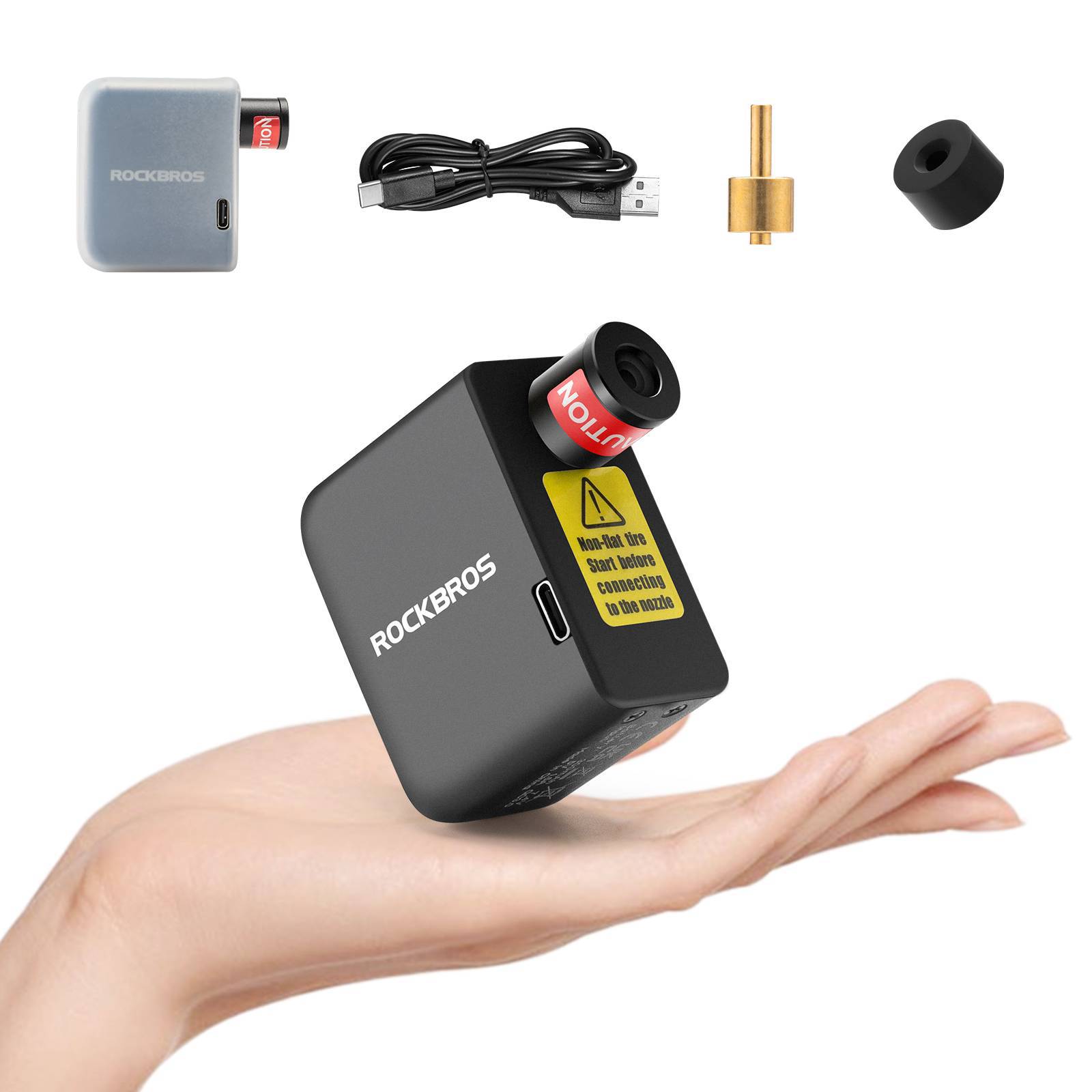 MINI Elektrische Fahrradpumpe AS1 - Fahrrad Luftpumpen ROCKBROS - EU - NooMii