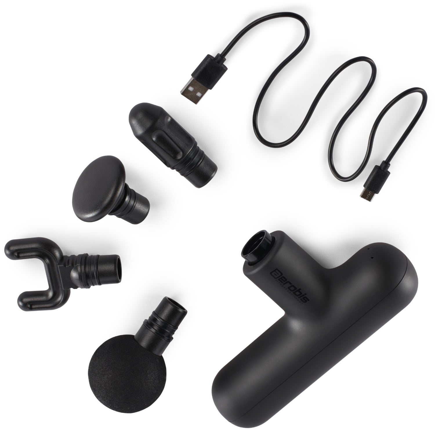 Mini Massage Gun - Powerful fascia vibration massages - aerobis fitness - NooMii