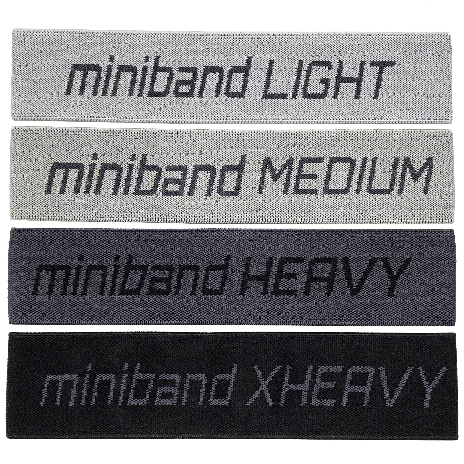 Miniband Set - 4 flexible mini Fitnessbands - aerobis fitness - NooMii