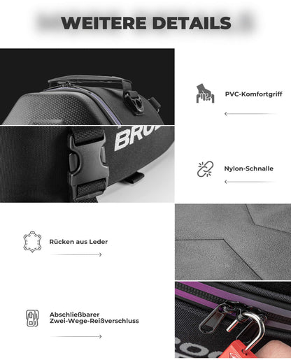 Motorrad Hecktasche Gepäcktasche 12,5L für Rücksitz - Fahrradtaschen ROCKBROS - EU - NooMii