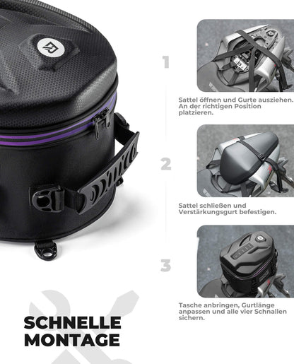 Motorrad Hecktasche Gepäcktasche 12,5L für Rücksitz - Fahrradtaschen ROCKBROS - EU - NooMii