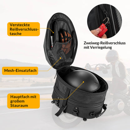 Motorradtasche Wasserdicht Gepäckträgertasche Hecktasche 20 - 35L - Fahrradtaschen ROCKBROS - EU - NooMii