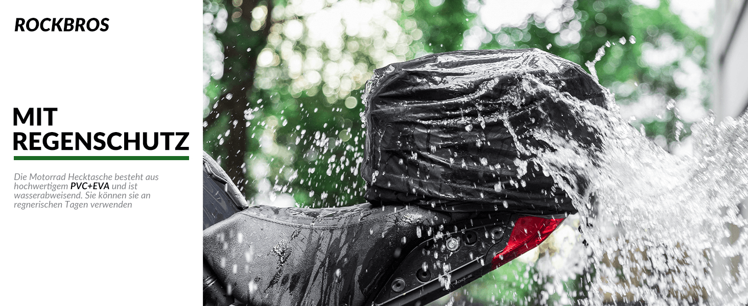 Motorradtasche Wasserdicht Gepäckträgertasche Hecktasche 20 - 35L - Fahrradtaschen ROCKBROS - EU - NooMii