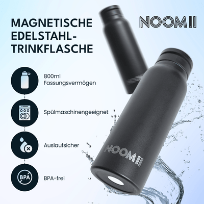 NooMii Edelstahl - Trinkflasche | Magsafe - Trinkflasche NooMii - NooMii
