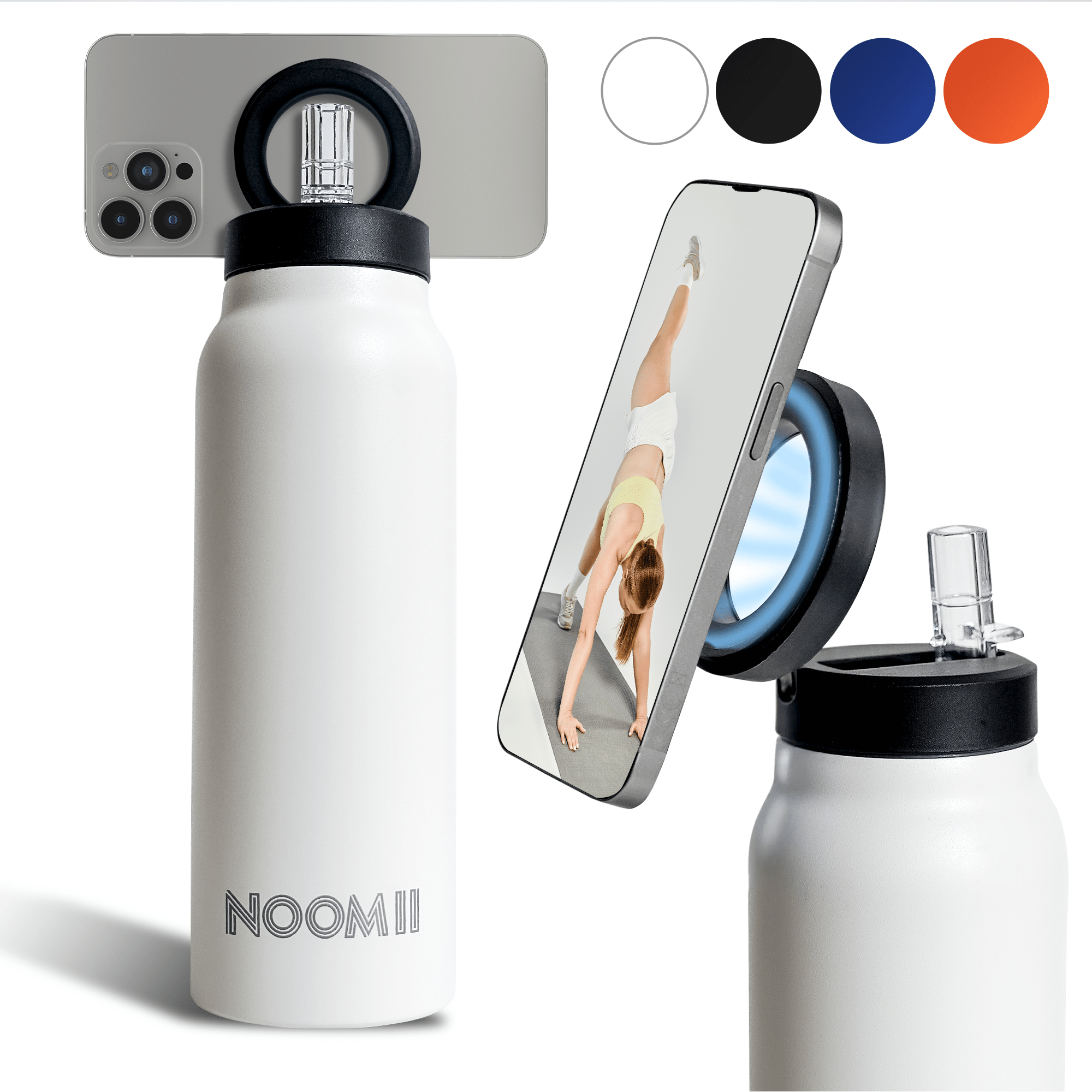 NooMii Edelstahl - Trinkflasche | Magsafe - Trinkflasche NooMii - NooMii