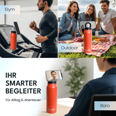 NooMii Edelstahl - Trinkflasche | Magsafe - Trinkflasche NooMii - NooMii