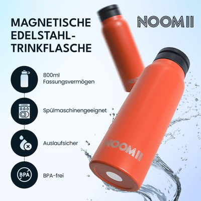 NooMii Edelstahl - Trinkflasche | Magsafe - Trinkflasche NooMii - NooMii