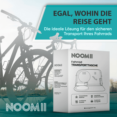 NooMii Fahrrad Transporttasche mit Handgriff & Rollen 128 x 78 x 25 cm - Transporttasche NooMii - NooMii