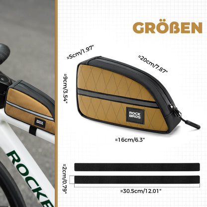 Oberrohrtasche 0,8L Leicht für Klapprad Falträder - Fahrradtaschen ROCKBROS - EU - NooMii