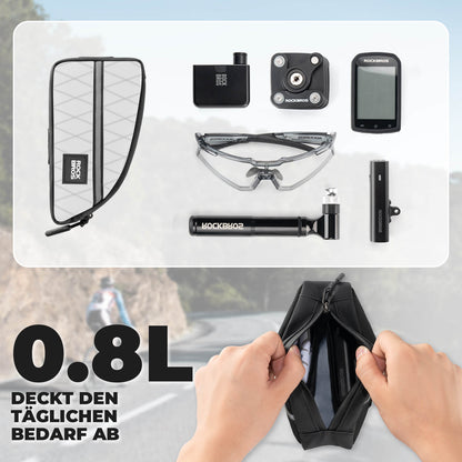 Oberrohrtasche 0,8L Leicht für Klapprad Falträder - Fahrradtaschen ROCKBROS - EU - NooMii