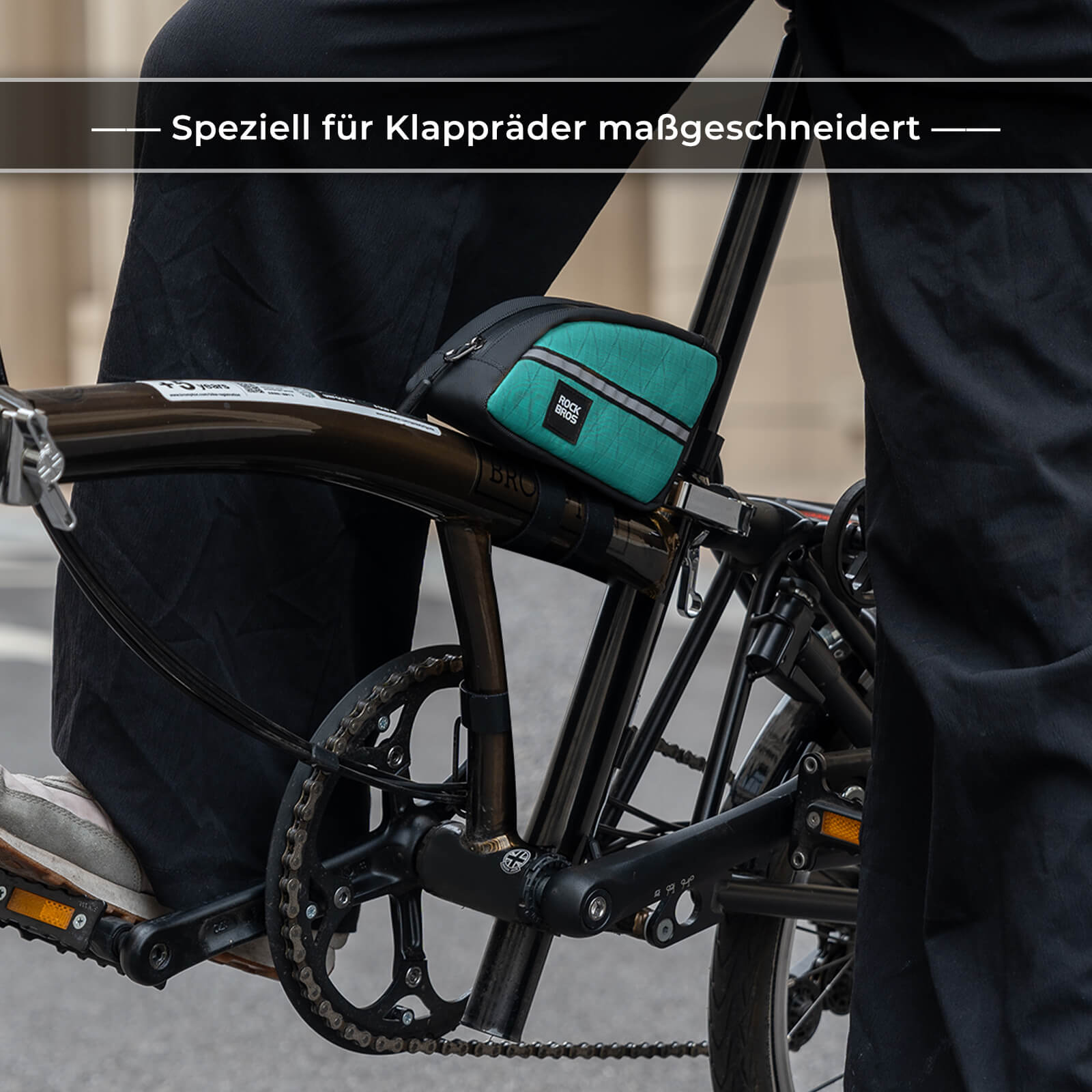 Oberrohrtasche 0,8L Leicht für Klapprad Falträder - Fahrradtaschen ROCKBROS - EU - NooMii