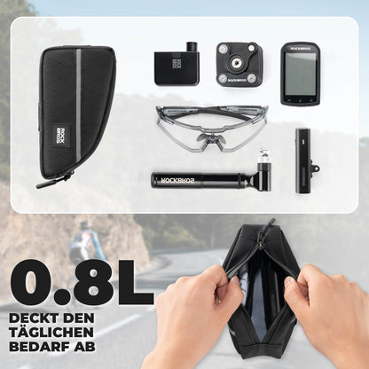 Oberrohrtasche 0,8L Leicht für Klapprad Falträder - Fahrradtaschen ROCKBROS - EU - NooMii