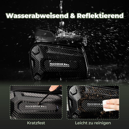 Oberrohrtasche für Smartphone mit Lichtschutz & Seitentaschen - Fahrradtaschen ROCKBROS - EU - NooMii