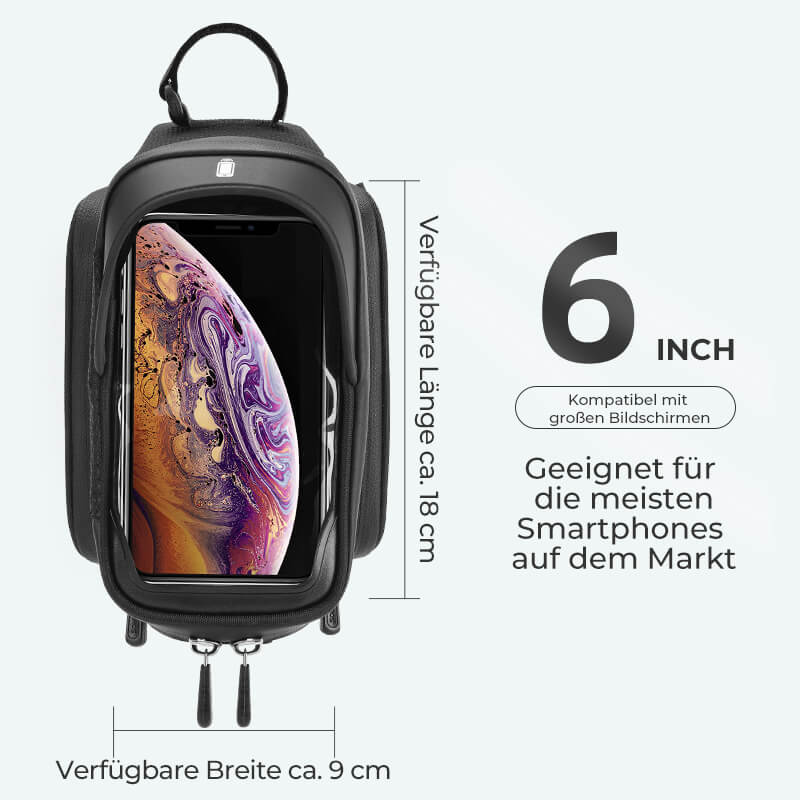 Oberrohrtasche für Smartphone mit Regenschutz - ROCKBROS - EU - NooMii