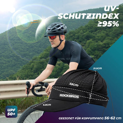 Pferdeschwanz Kappe UV - Schutz Sommer Unisex - Fahrrad Mütze ROCKBROS - EU - NooMii