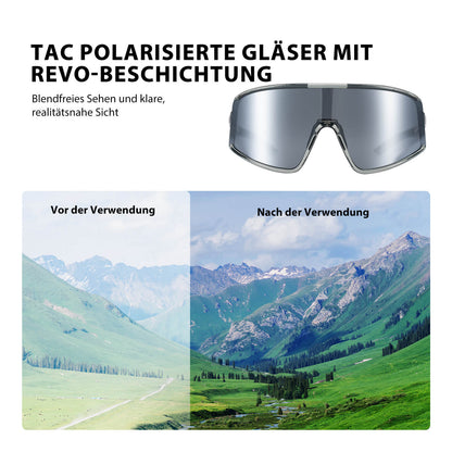 Polarisierte Fahrradbrille Ultraleicht UV400 Schutz 4 Farben - Fahrradbrille ROCKBROS - EU - NooMii
