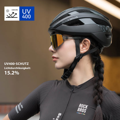 Polarisierte Fahrradbrille Ultraleicht UV400 Schutz 4 Farben - Fahrradbrille ROCKBROS - EU - NooMii
