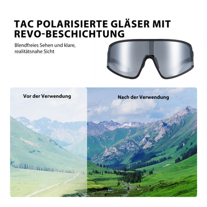 Polarisierte Fahrradbrille Ultraleicht UV400 Schutz 4 Farben - Fahrradbrille ROCKBROS - EU - NooMii