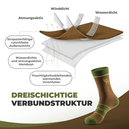 Qunature Wasserdichte Fahrradsocken Atmungsaktiv Unisex - Fahrradsocken ROCKBROS - EU - NooMii