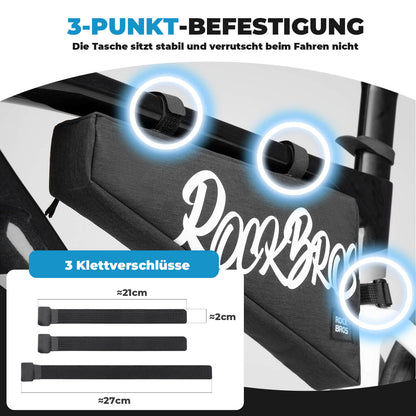 Rahmentasche mit Klettbandverschluss 1,9L - SketchRide Series - Fahrradtaschen ROCKBROS - EU - NooMii