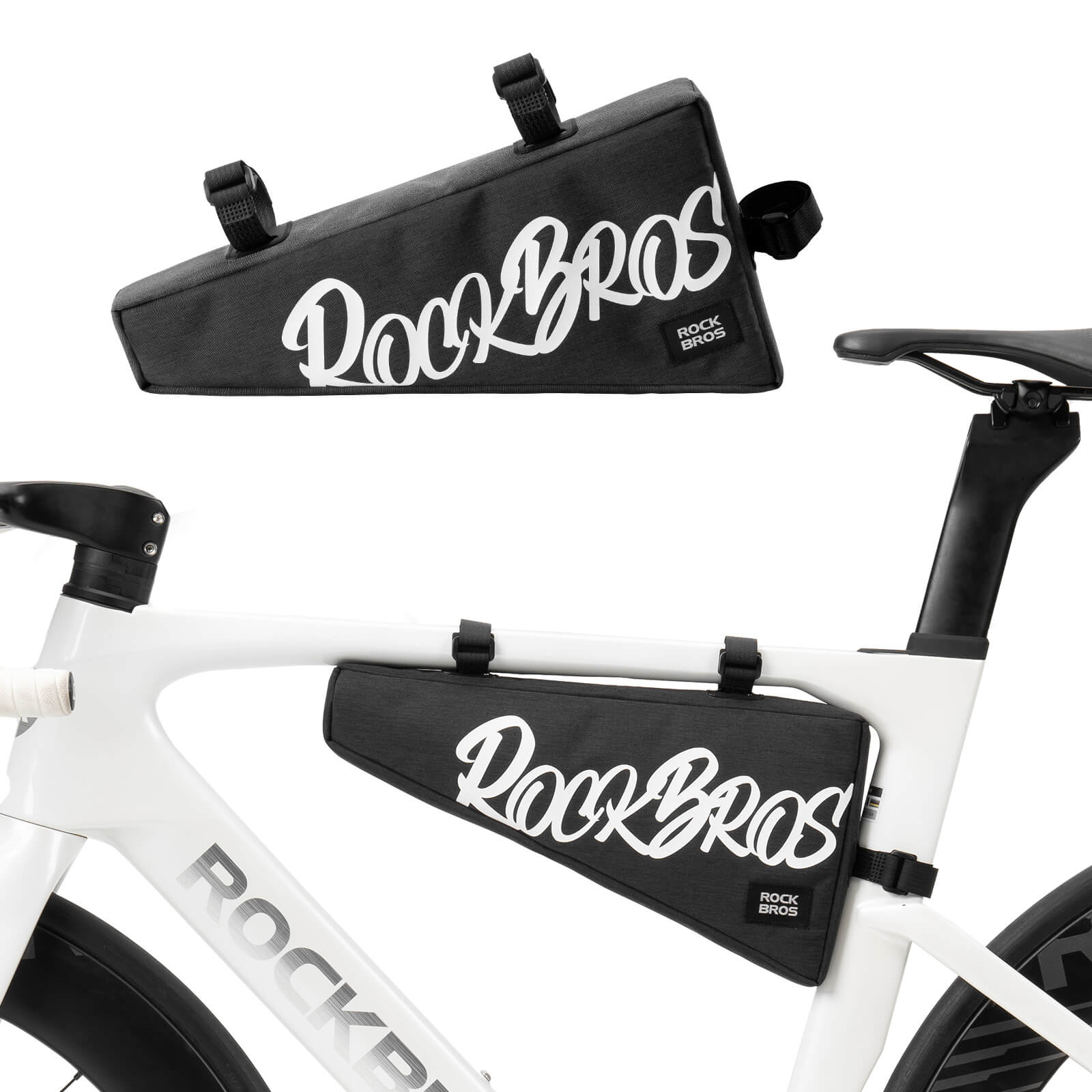 Rahmentasche mit Klettbandverschluss 1,9L - SketchRide Series - Fahrradtaschen ROCKBROS - EU - NooMii