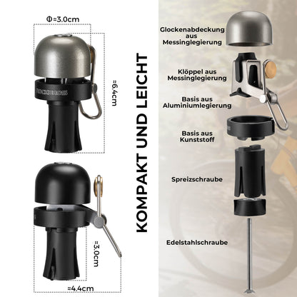 Rennrad Fahrradklinge für 22,2mm Dropbar Lenker - Fahrradklingel ROCKBROS - EU - NooMii