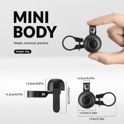 Rennrad Fahrradklingel 100dB für gebogene Lenker 22,2mm - Fahrradklingel ROCKBROS - EU - NooMii