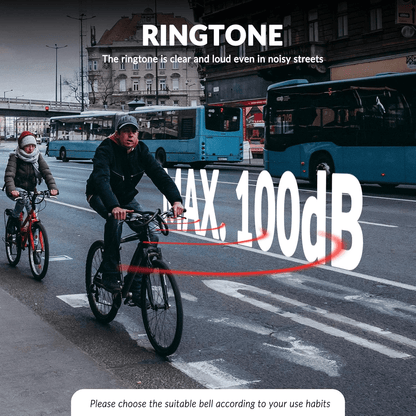 Rennrad Fahrradklingel 100dB für gebogene Lenker 22,2mm - Fahrradklingel ROCKBROS - EU - NooMii