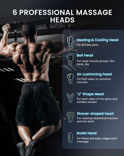 RENPHO Power+ ThermalCool Massage Gun - NooMii