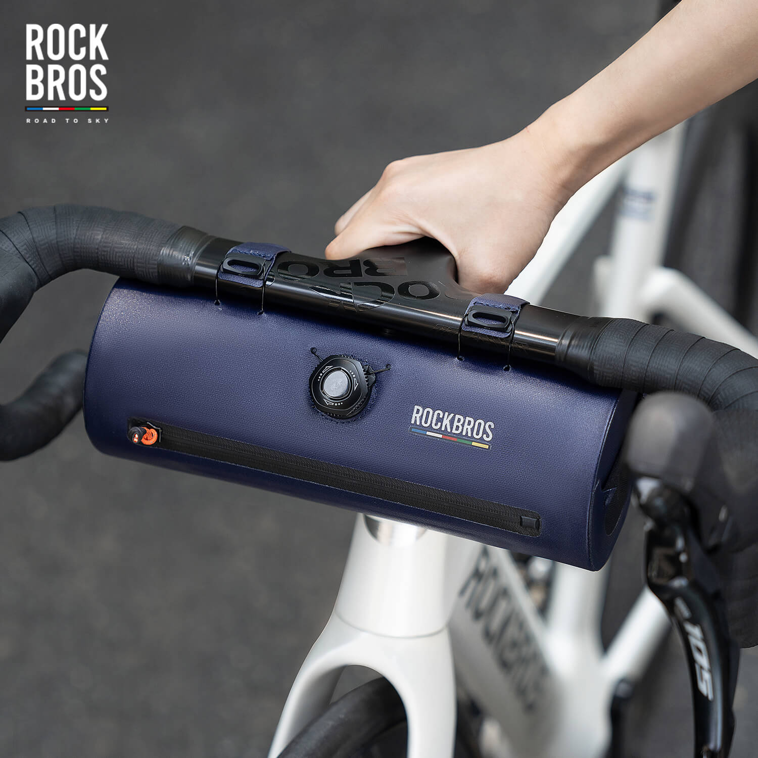 ROAD TO SKY 100 % Wasserdicht Lenkertasche 2L - Fahrradtaschen ROCKBROS - EU - NooMii